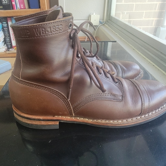 White's MP Sherman Service Boots British Tan Danite Sole 12D - Picture 3 of 10